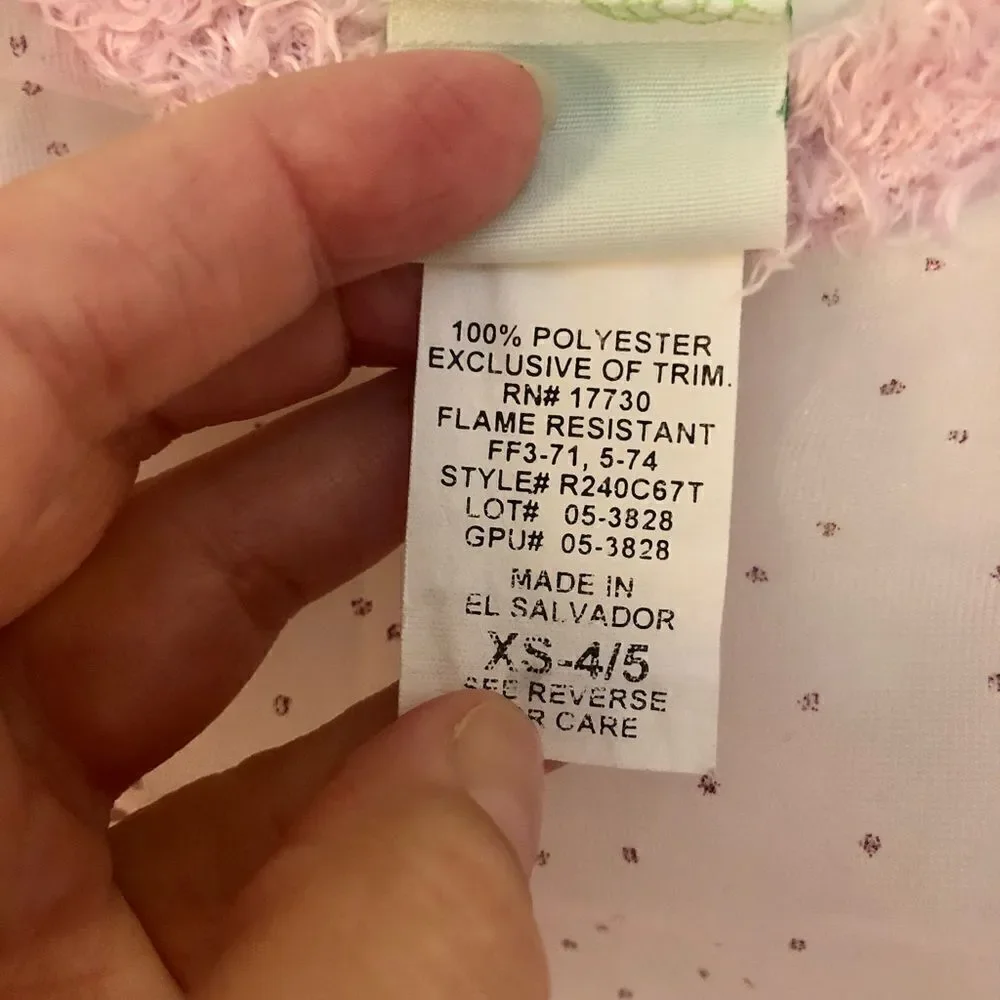 Circo Sleepwear Girls Pink Robe Size XS 4-5